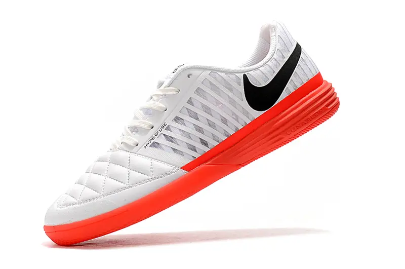 Nike Lunar Gato 2 IC - White/Fiery Coral/Jet Black