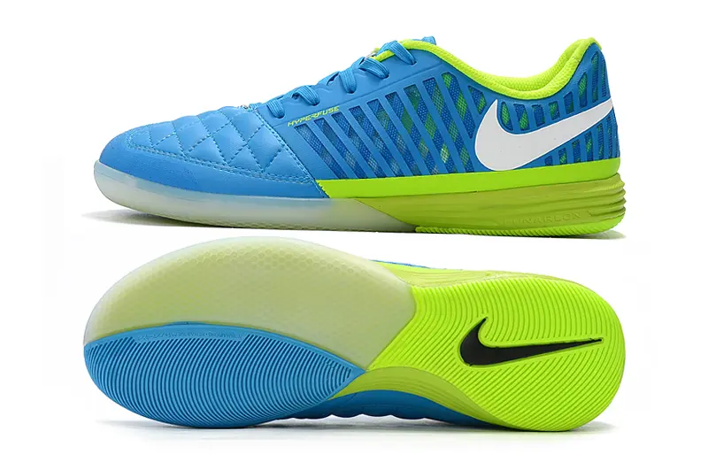 Nike Lunar Gato 2 IC - Blue/Electric Blue/Lime Green