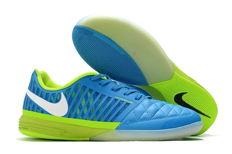 Nike Lunar Gato 2 IC - Blue/Electric Blue/Lime Green