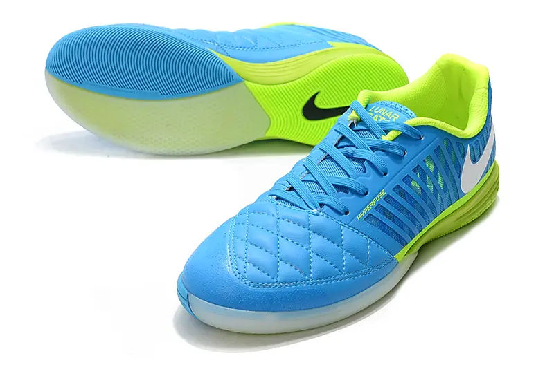 Nike Lunar Gato 2 IC - Blue/Electric Blue/Lime Green