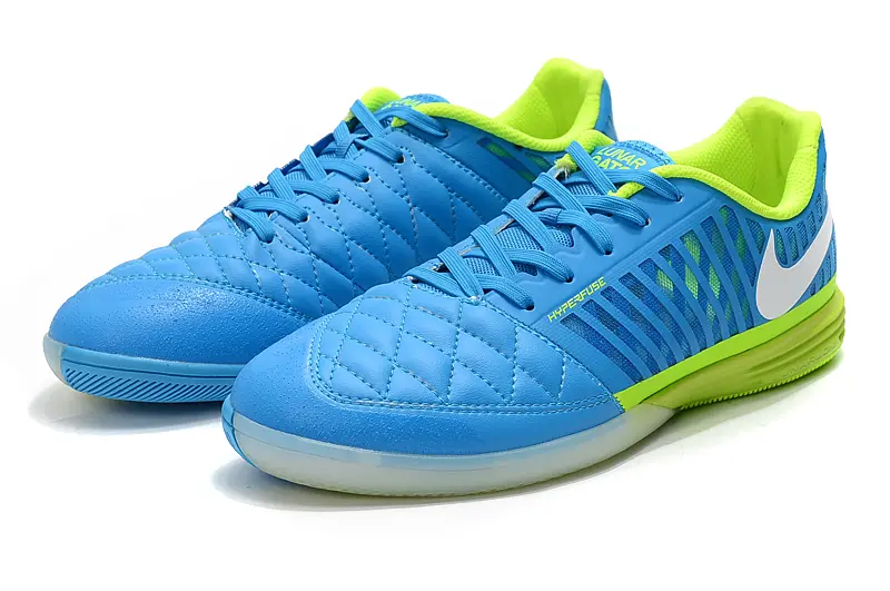 Nike Lunar Gato 2 IC - Blue/Electric Blue/Lime Green