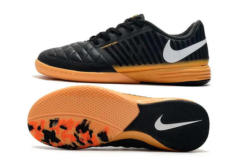 Nike Lunar Gato 2 IC - Black/Amber Glow/White
