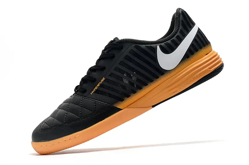 Nike Lunar Gato 2 IC - Black/Amber Glow/White