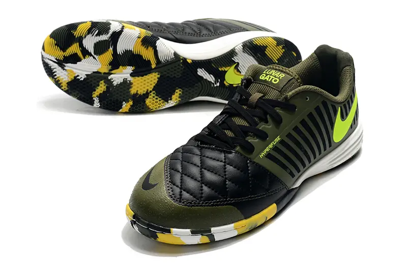 Nike Lunar Gato 2 IC - Green/Neon Yellow/Black