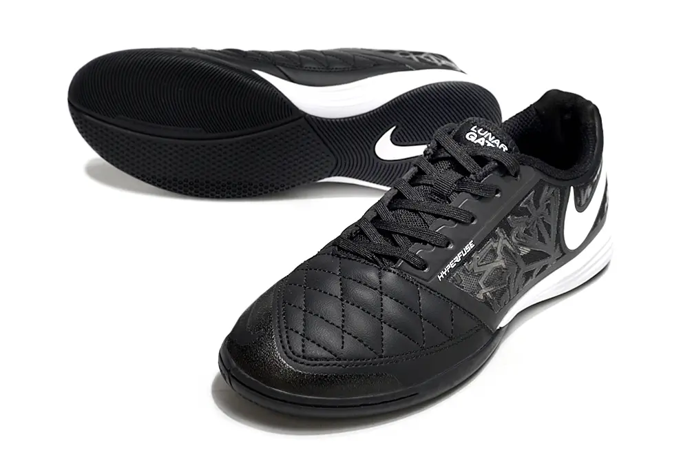 Nike Lunar Gato 2 IC - Black/Classic Black/Sleek White