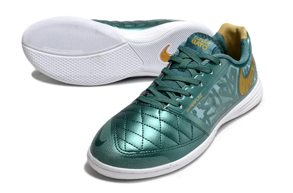 Nike Lunar Gato 2 IC - Emerald/Golden Green/White