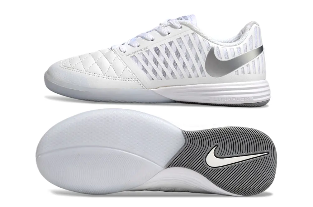 Nike Lunar Gato 2 IC - White/Bright Silver/Light Gray