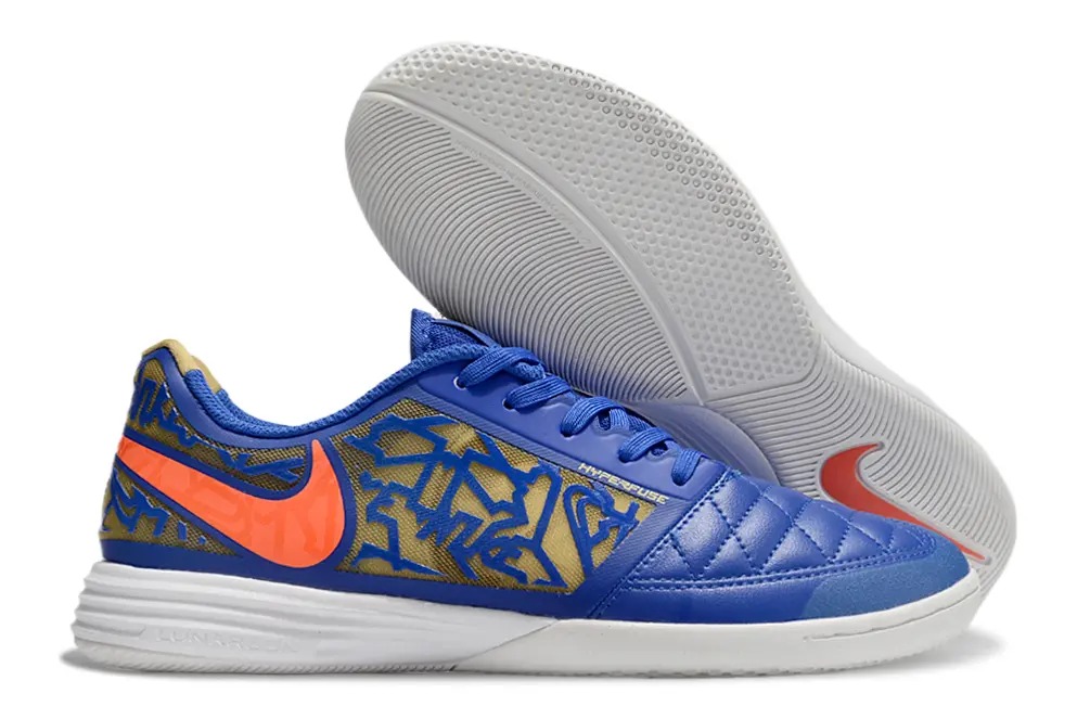 Nike Lunar Gato 2 IC - Blue/Electric Blue/Sunset Orange