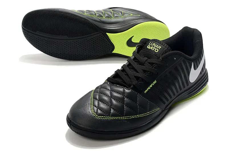 Nike Lunar Gato 2 IC - Black/Electric Green/White