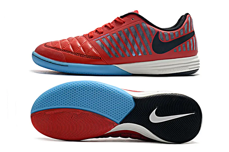 Nike Lunar Gato 2 IC - Red/Vibrant Red/Accent Blue