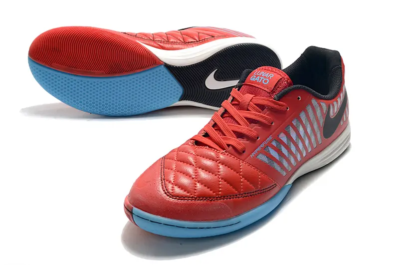 Nike Lunar Gato 2 IC - Red/Vibrant Red/Accent Blue