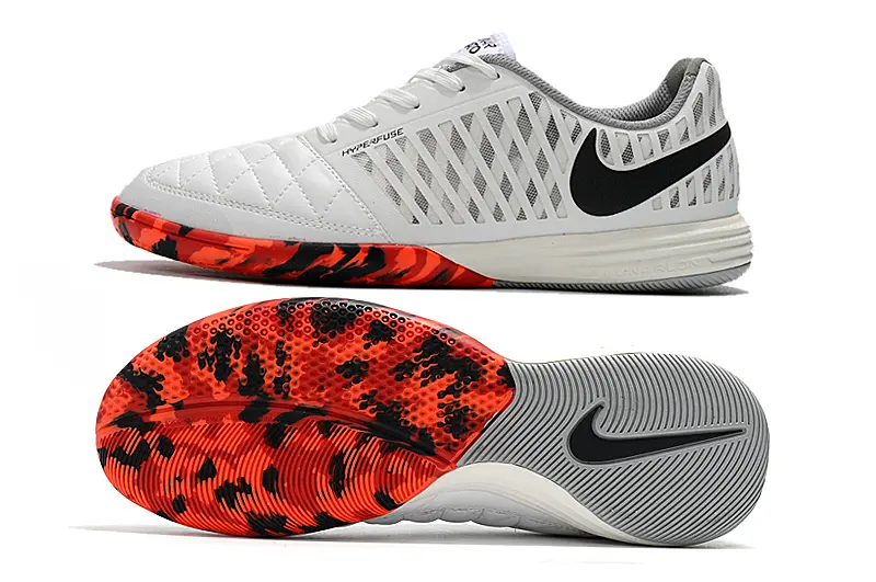 Nike Lunar Gato 2 IC - Gray/Vibrant Orange/Dynamic Black