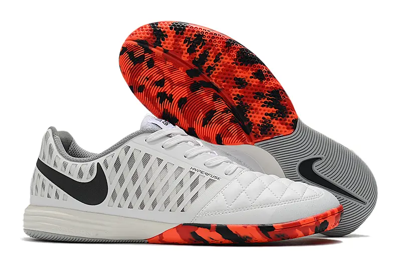 Nike Lunar Gato 2 IC - Gray/Vibrant Orange/Dynamic Black