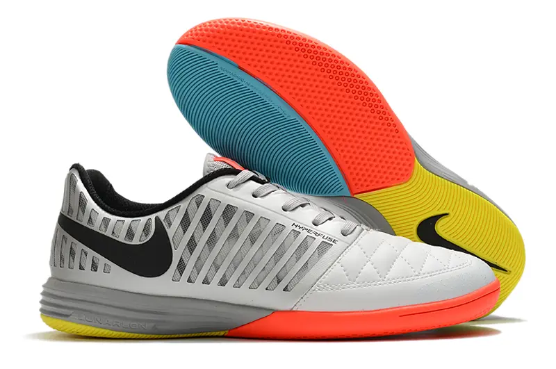 Nike Lunar Gato 2 IC - Gray/Bright Orange/Volt Yellow