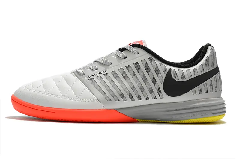 Nike Lunar Gato 2 IC - Gray/Bright Orange/Volt Yellow
