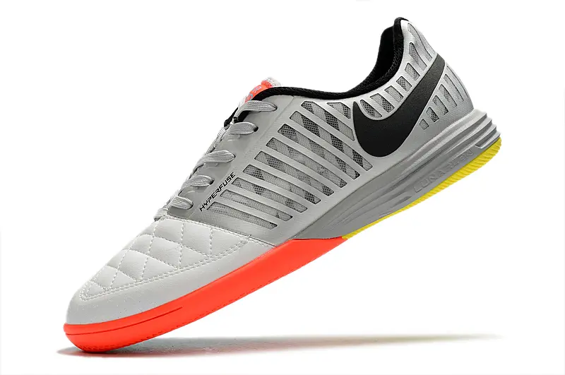 Nike Lunar Gato 2 IC - Gray/Bright Orange/Volt Yellow