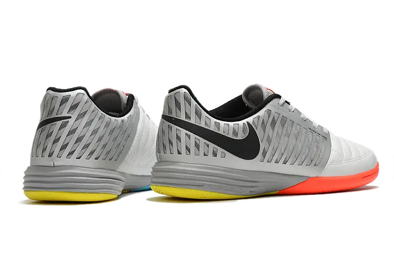 Nike Lunar Gato 2 IC - Gray/Bright Orange/Volt Yellow