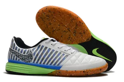 Nike Lunar Gato 2 IC - White/Ocean Blue/Neon Green