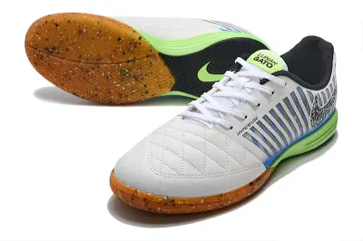 Nike Lunar Gato 2 IC - White/Ocean Blue/Neon Green