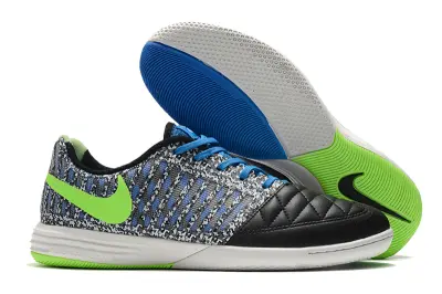 Nike Lunar Gato 2 IC - Black/Electric Blue/Lime Green