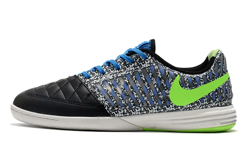 Nike Lunar Gato 2 IC - Black/Electric Blue/Lime Green