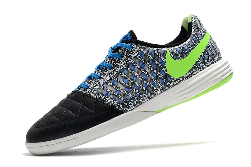 Nike Lunar Gato 2 IC - Black/Electric Blue/Lime Green