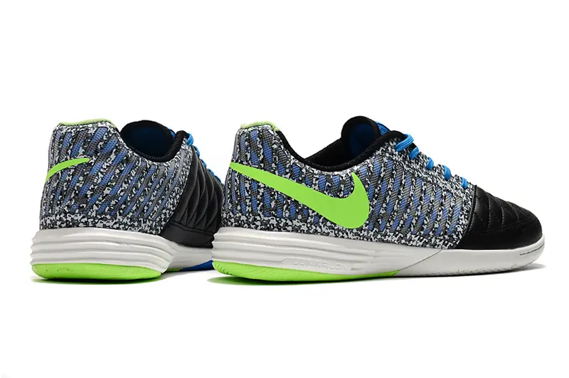 Nike Lunar Gato 2 IC - Black/Electric Blue/Lime Green