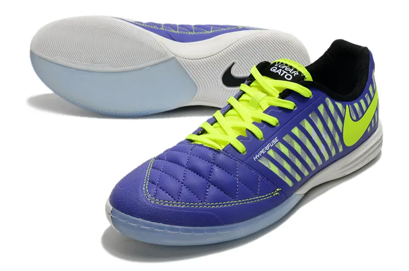 Nike Lunar Gato 2 IC - Purple/Lime Green/Lightning Purple