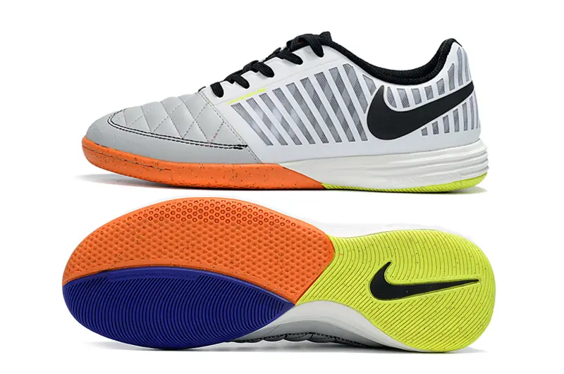 Nike Lunar Gato 2 IC - Gray/Vibrant Orange/Neon Green
