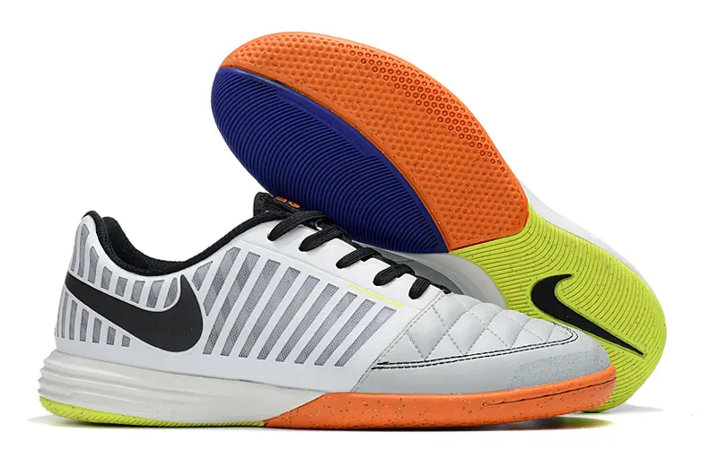 Nike Lunar Gato 2 IC - Gray/Vibrant Orange/Neon Green