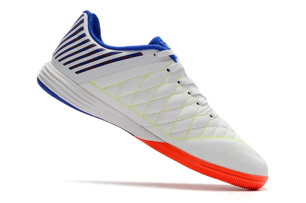 Nike Lunar Gato 2 IC - White/Flame Orange/Cobalt Blue