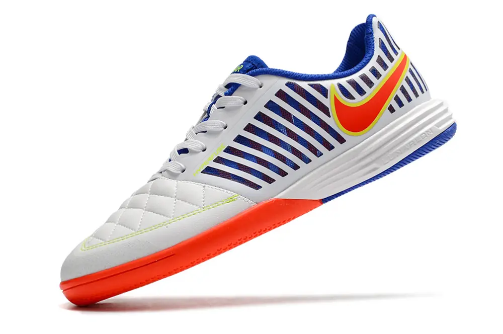 Nike Lunar Gato 2 IC - White/Flame Orange/Cobalt Blue