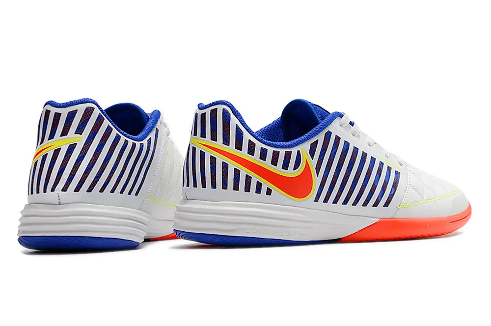 Nike Lunar Gato 2 IC - White/Flame Orange/Cobalt Blue