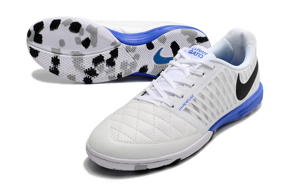 Nike Lunar Gato 2 IC - White/Electric Blue/Black