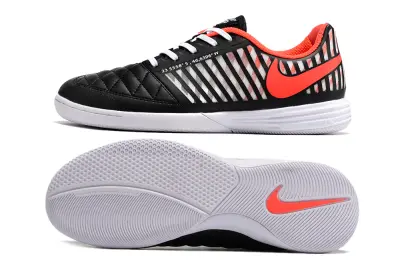 Nike Lunar Gato 2 IC - Black/Fiery Coral/Sleek White