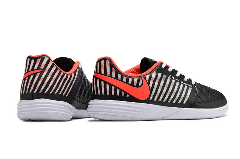 Nike Lunar Gato 2 IC - Black/Fiery Coral/Sleek White