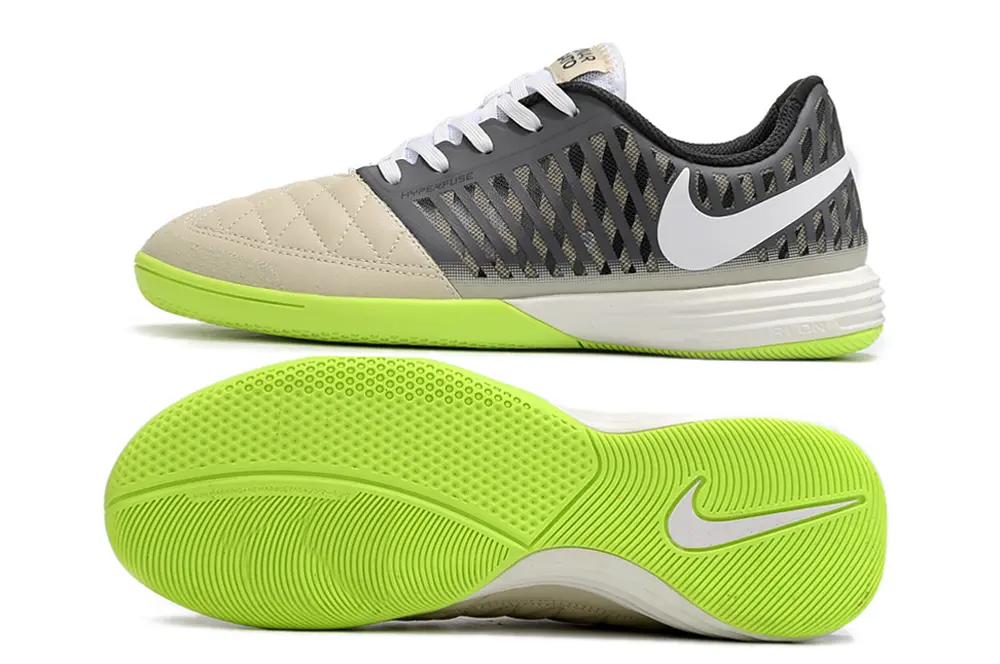 Nike Lunar Gato 2 IC - Green/Neon Lime/Neutral Beige