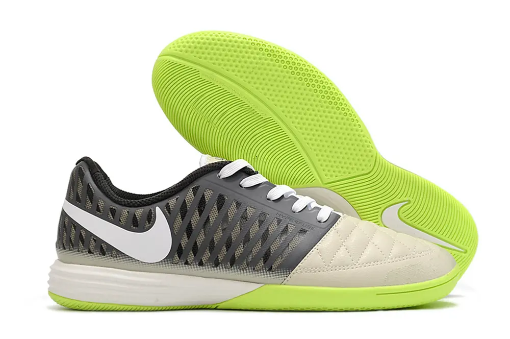 Nike Lunar Gato 2 IC - Green/Neon Lime/Neutral Beige