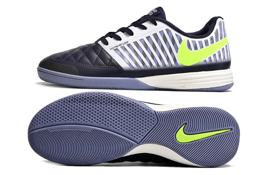 Nike Lunar Gato 2 IC - Navy/Electric Green/Soft Purple