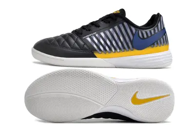 Nike Lunar Gato 2 IC - Black/Electric Yellow/Navy Blue