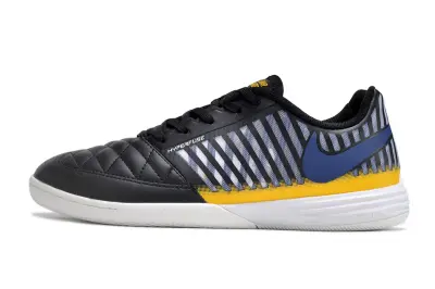 Nike Lunar Gato 2 IC - Black/Electric Yellow/Navy Blue