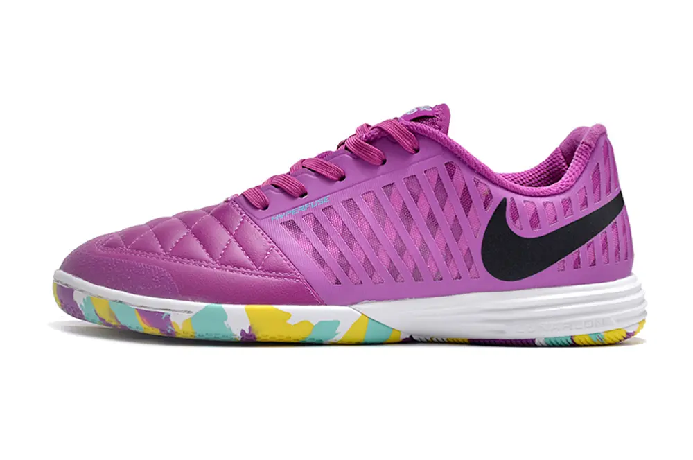 Nike Lunar Gato 2 IC - Pink/Vibrant Aqua/Golden Yellow