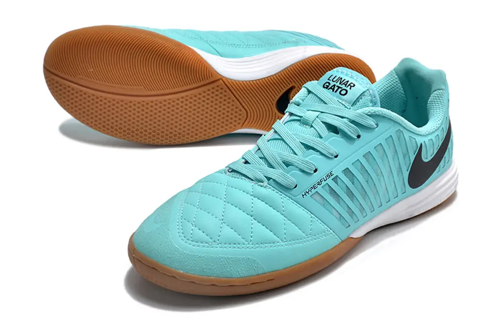 Nike Lunar Gato 2 IC - Aqua/Turquoise Blue/Gum Brown