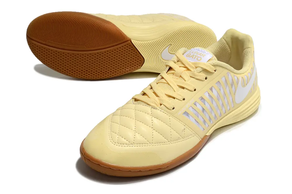 Nike Lunar Gato 2 IC - Yellow/Soft Yellow/Gum Brown