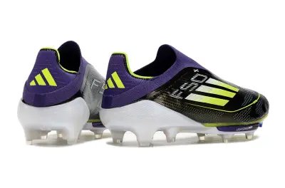 Adidas F50+ Elite Laceless Lightstrike Pro FG - Purple/Vivid Yellow/Vibrant Green