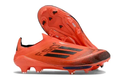 Adidas F50+ Elite Laceless Lightstrike Pro FG - Orange/Fiery Coral/Black Eclipse