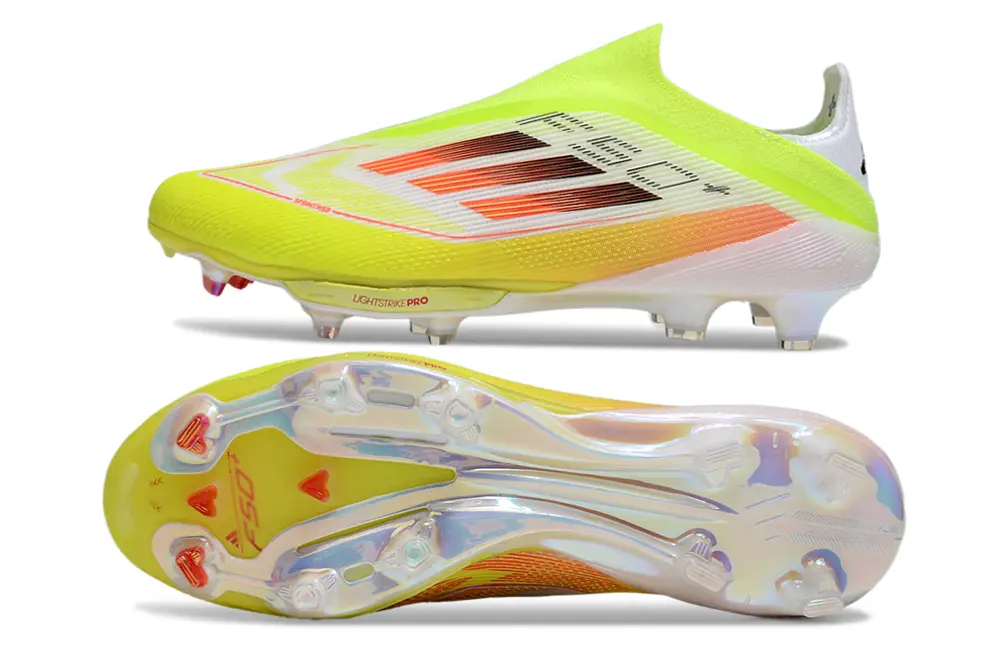 Adidas F50+ Elite Laceless Lightstrike Pro FG - Yellow/Luminous Yellow/White