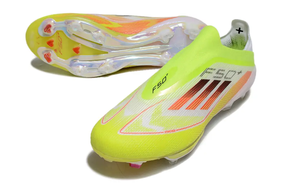 Adidas F50+ Elite Laceless Lightstrike Pro FG - Yellow/Luminous Yellow/White