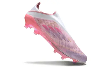 Lamine Yamal x Adidas F50+ Elite Laceless Lightstrike Pro FG - Pink/Coral Flame/Soft Rose