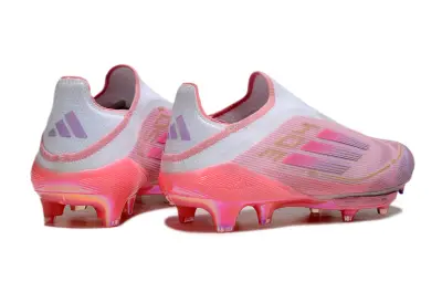 Lamine Yamal x Adidas F50+ Elite Laceless Lightstrike Pro FG - Pink/Coral Flame/Soft Rose